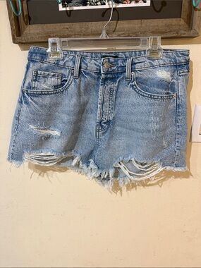 wild fable Light Blue Washed Denim Shorts